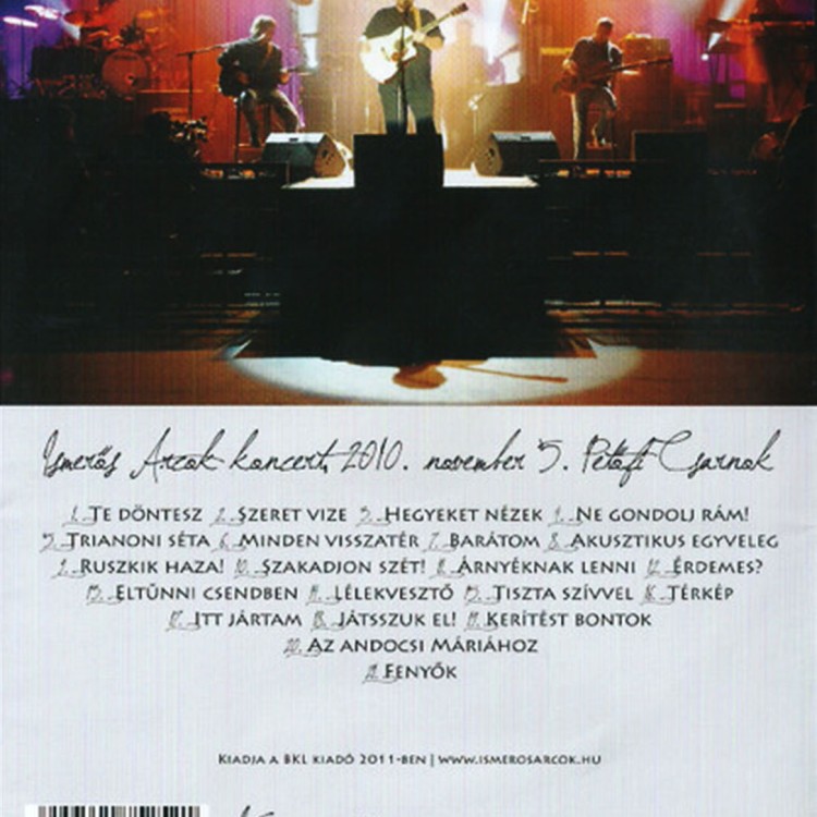 Ismerős Arcok - Petőfi Csarnok 2010 (DVD)
