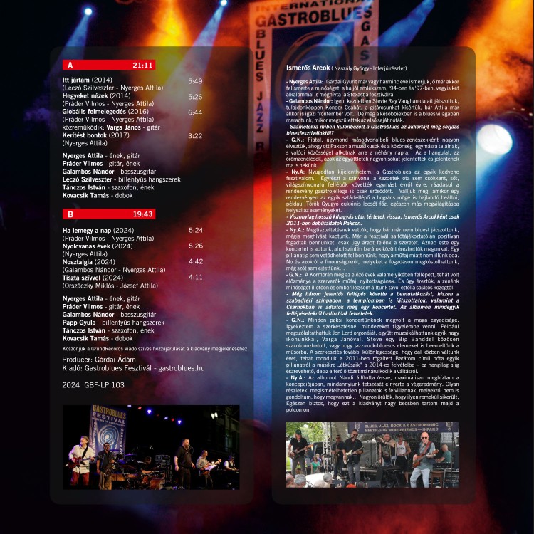 Ismerős Arcok - Best Of Gastroblues (LP)